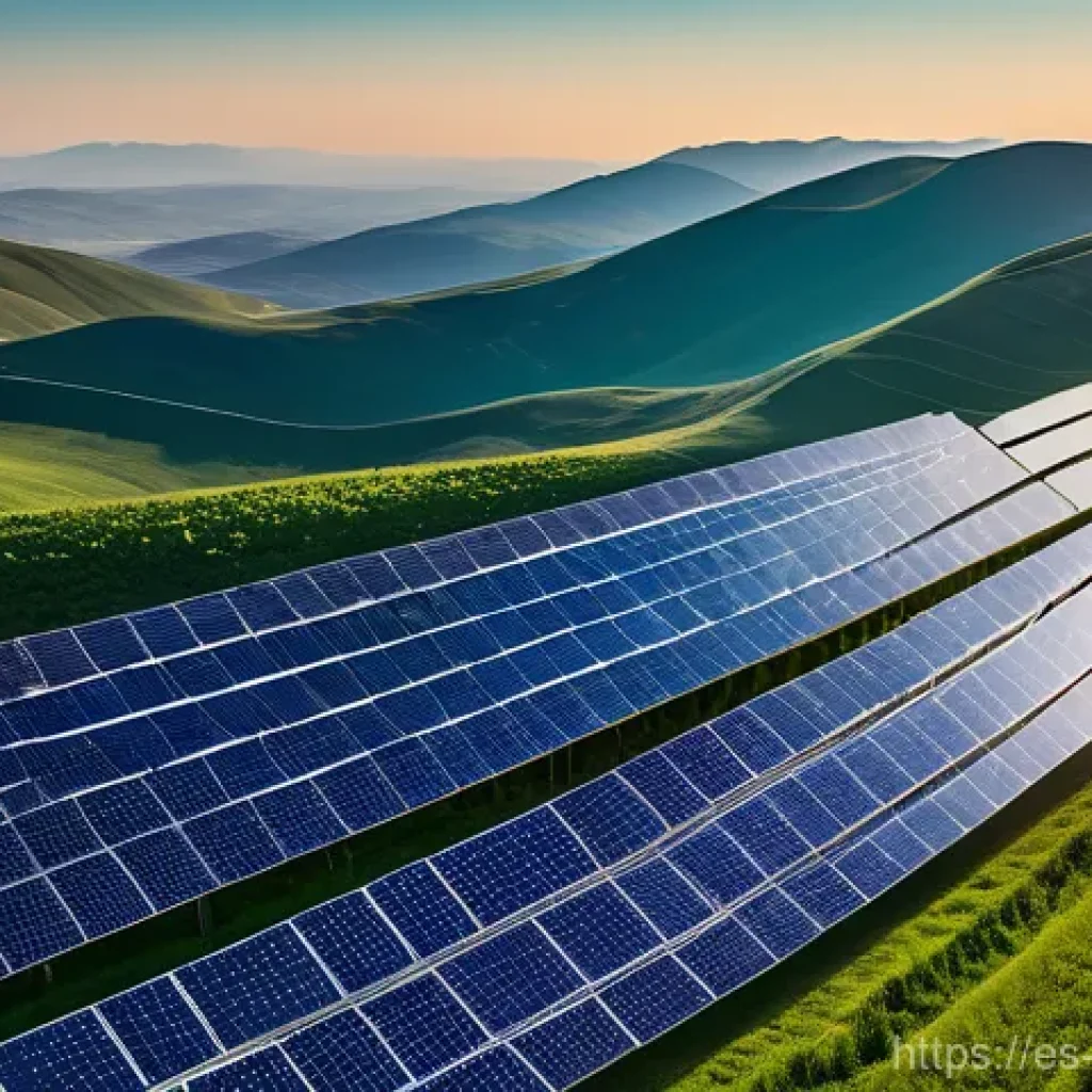 과학적 발견과 지속 가능한 발전 - Prompt for "Renewable Energy Harmony":**
"A breathtaking, panoramic landscape bathed in golden sunli...